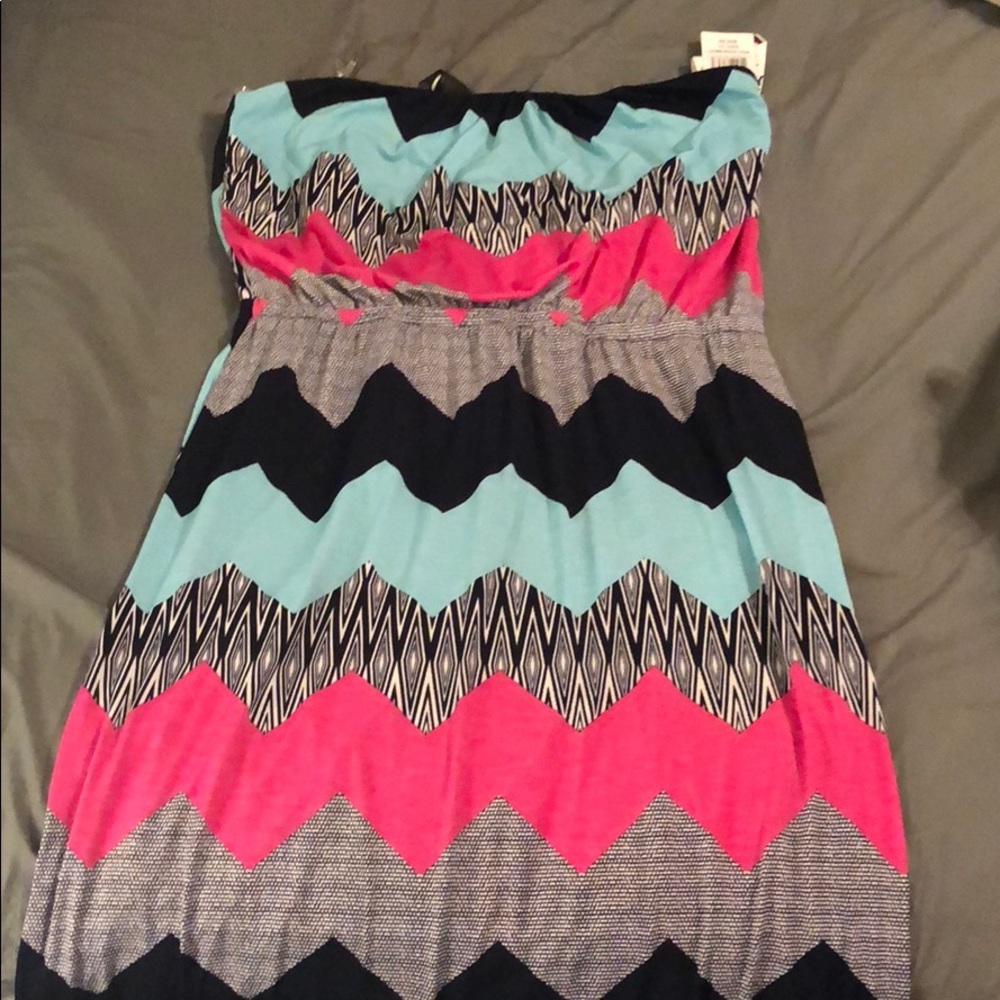 NWT Strapless Maxi Dress